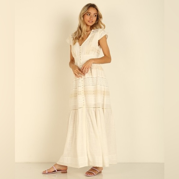 Spell 🤍 Suki Gown White EUC 🤍 XS - Picture 5 of 16